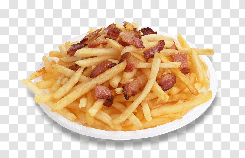 French Fries Bacon Hamburger Pastel Frying - American Food Transparent PNG