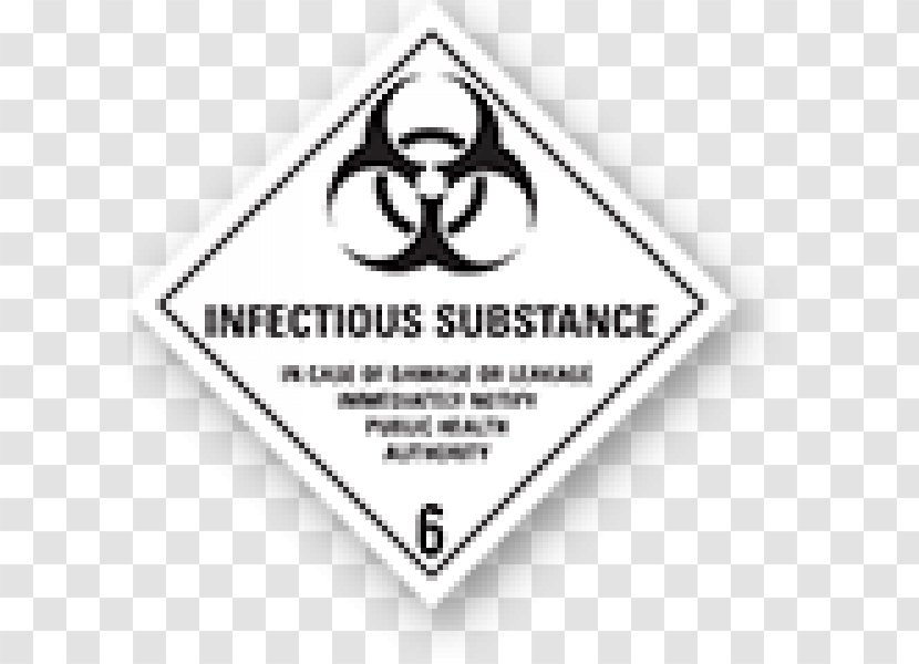 Dangerous Goods Label HAZMAT Class 6 Toxic And Infectious Substances Transport Chemical Substance - Hazmat Transparent PNG