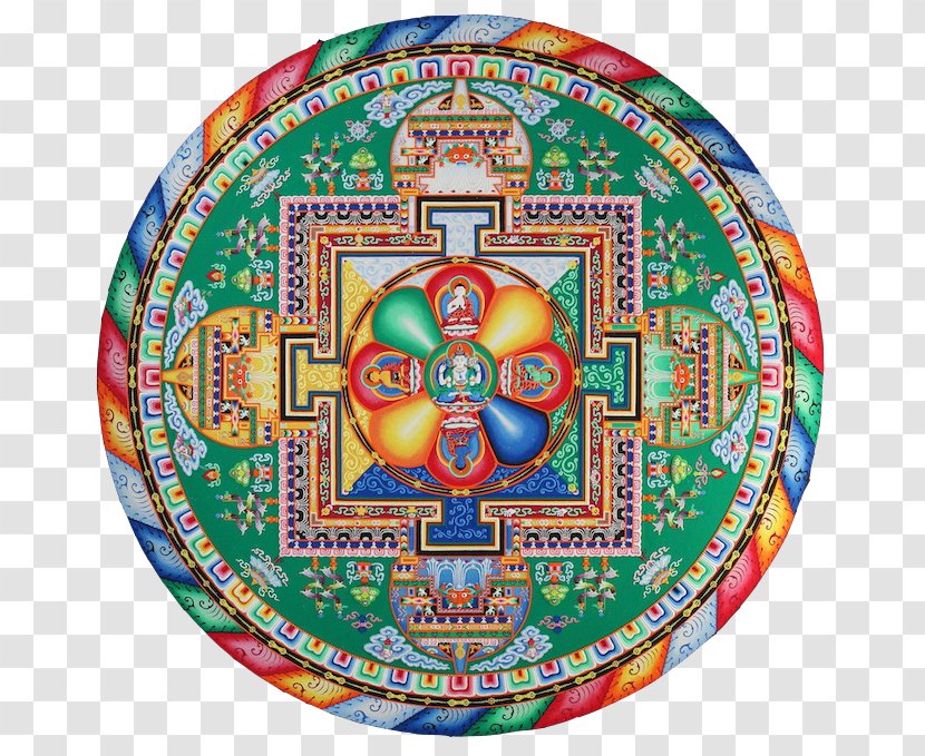 Tibetan Buddhism Sand Mandala Art - Symbol Transparent PNG