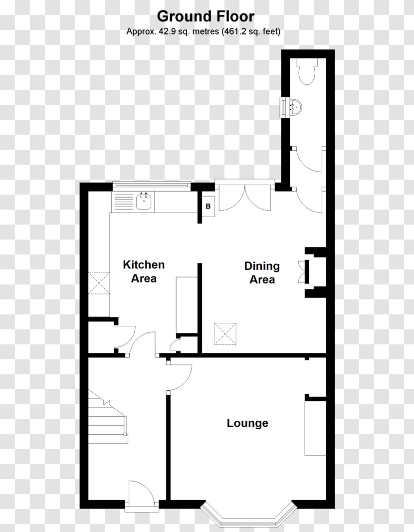 Floor Plan Cubitt & West Storey Baranscraig Avenue House - Black And White Transparent PNG