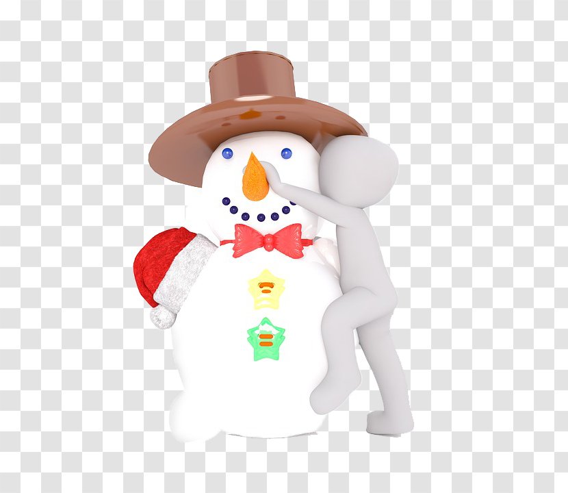 Snowman Photography Illustration - Figurine - Creative Transparent PNG