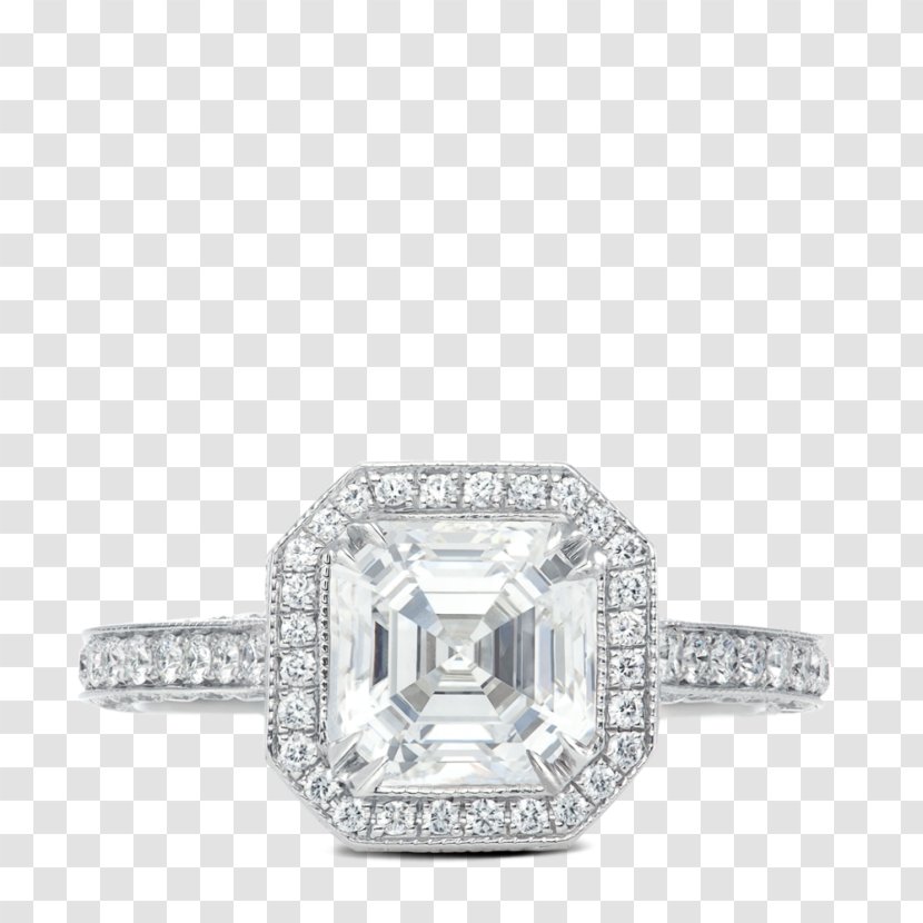 Steven Kirsch Inc Ring Diamond Asscher Gold Transparent PNG