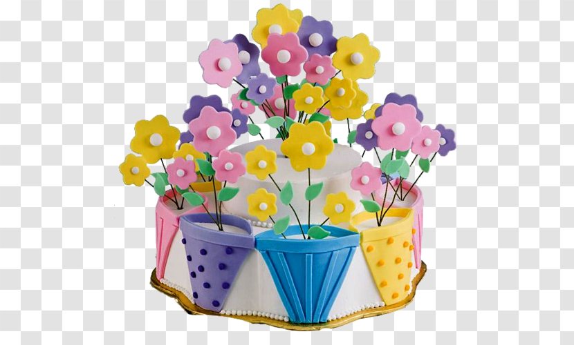 Cake Baking Dessert Floral Design Birthday Transparent PNG