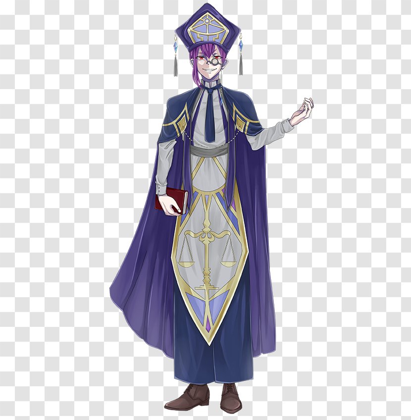 Robe Costume Dress Character Purple - University Competition Transparent PNG