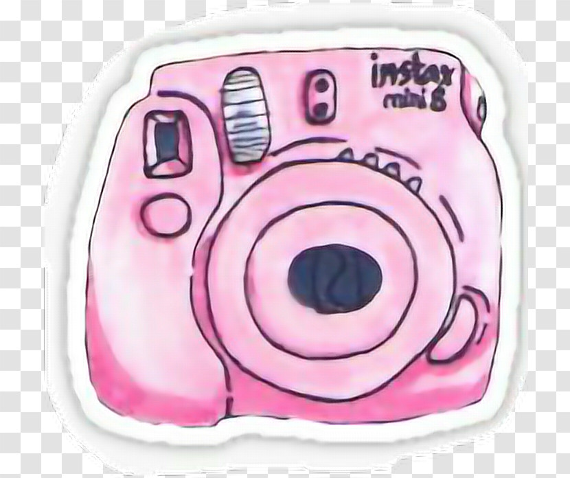 Pink Camera Cameras & Optics Digital Camera Circle Transparent PNG