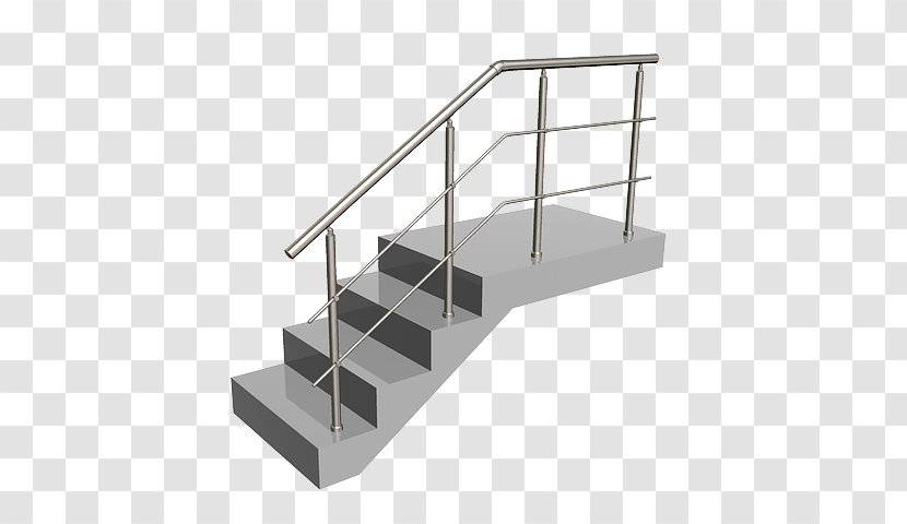 Stairs Stainless Steel Guard Rail Handrail Transparent PNG