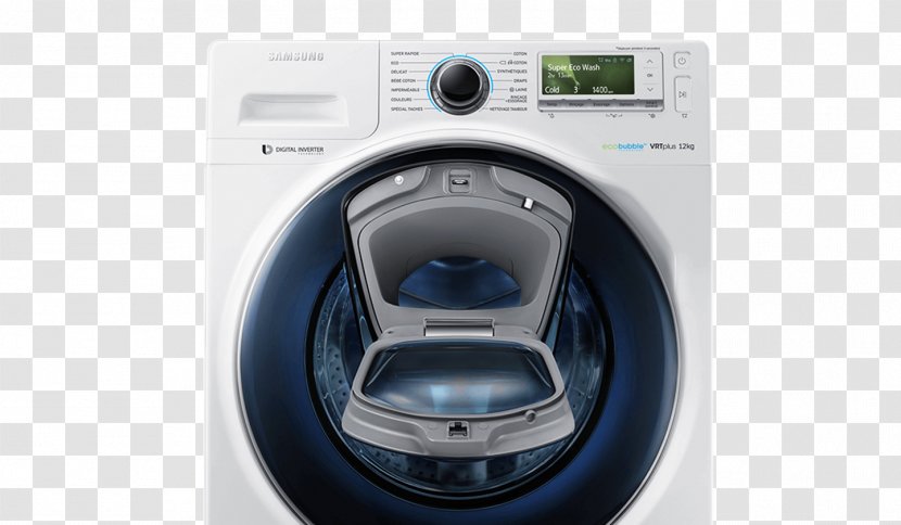 Washing Machines Samsung WW90J5456MW 9kg 1400rpm Ecobubble Machine AddWash WF15K6500 Transparent PNG