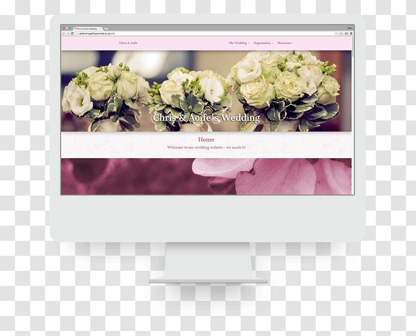 Floral Design Personal Wedding Website Flower Bouquet Reception Transparent PNG