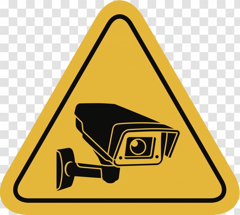 Closed-circuit Television Surveillance Video Cameras Clip Art - Triangle - Cctv Transparent PNG