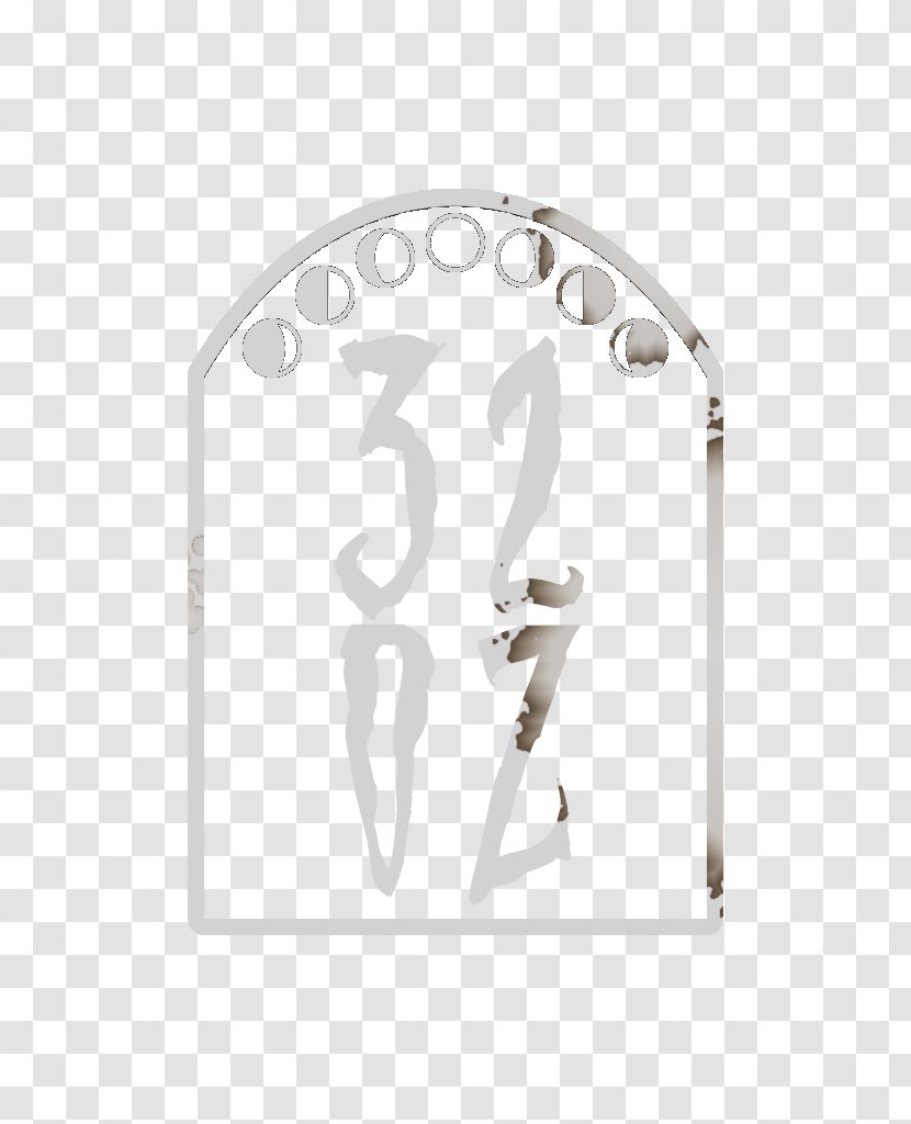 Body Jewellery Font - White - Design Transparent PNG