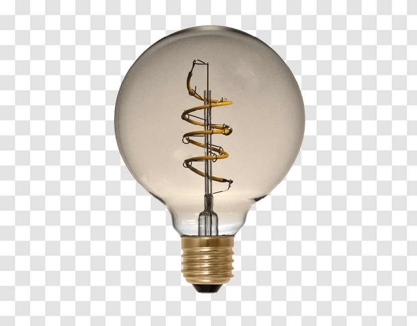 Incandescent Light Bulb LED Lamp Filament - Curve - Golden Spiral Transparent PNG