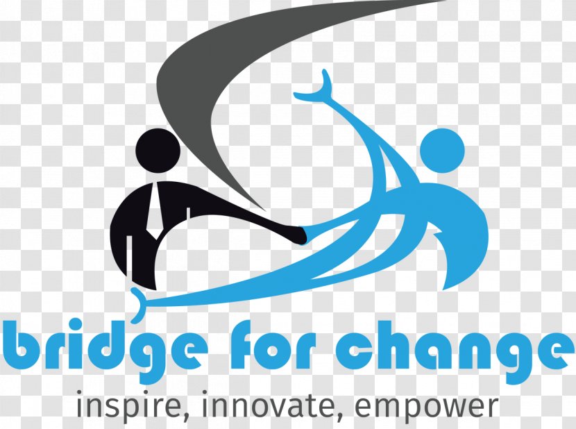 Bridge For Change Office Logo Career Counseling - Blue - Design Transparent PNG