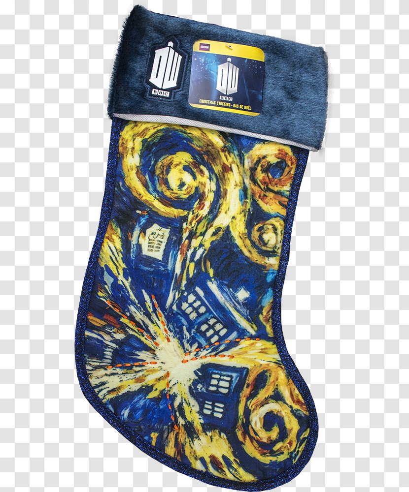 Doctor TARDIS Christmas Stockings The Starry Night Transparent PNG