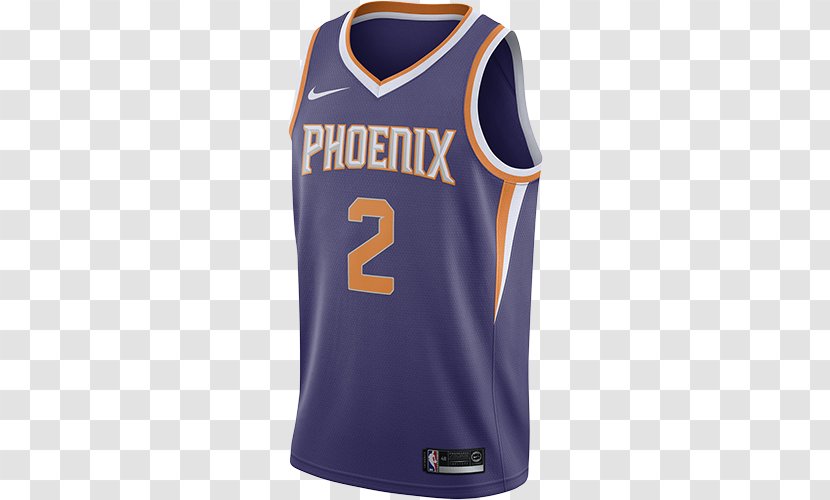 2017–18 Phoenix Suns Season T-shirt NBA Jersey - Sleeve Transparent PNG