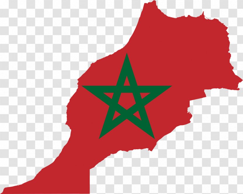 Flag Of Morocco Map - Sudan - China Transparent PNG