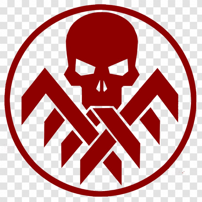 Red Skull Captain America Hydra Logo Marvel Cinematic Universe - Cross Transparent PNG