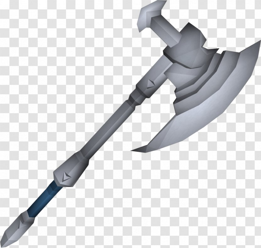 RuneScape Weapon Battle Axe Knight - Wiki - Ice Transparent PNG