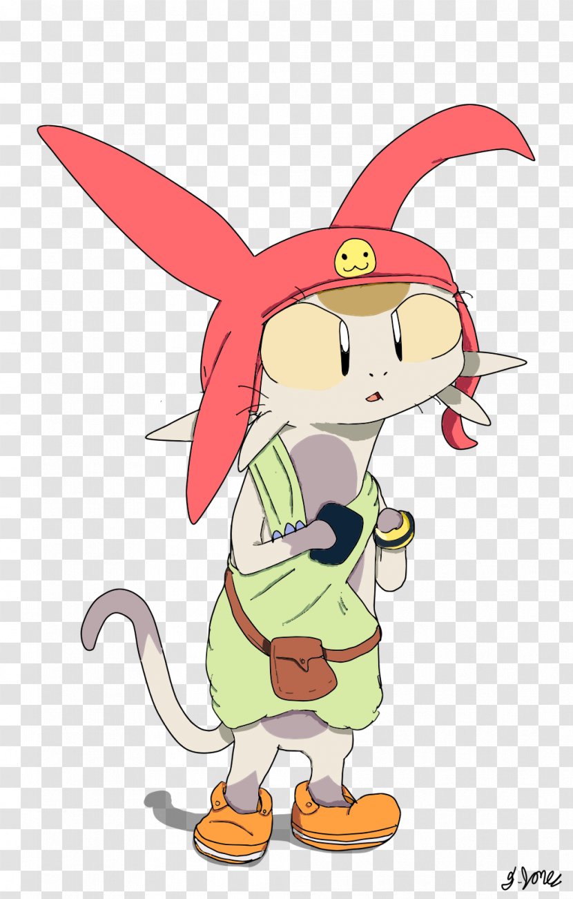 Rabbit Raccoon Easter Bunny Goku - Cartoon - Meow Star People Transparent PNG