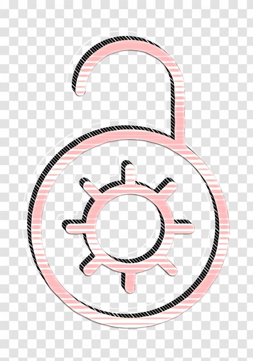 Essential Set Icon Open Unlocked - Pink Transparent PNG