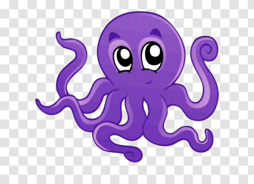 Octopus Giant Pacific Octopus Octopus Violet Purple Transparent PNG