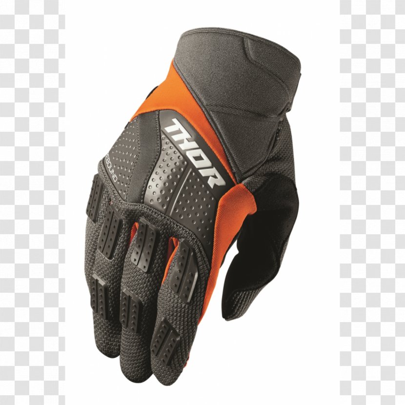 Glove Thor Clothing Motocross Motorcycle - Rebound Transparent PNG