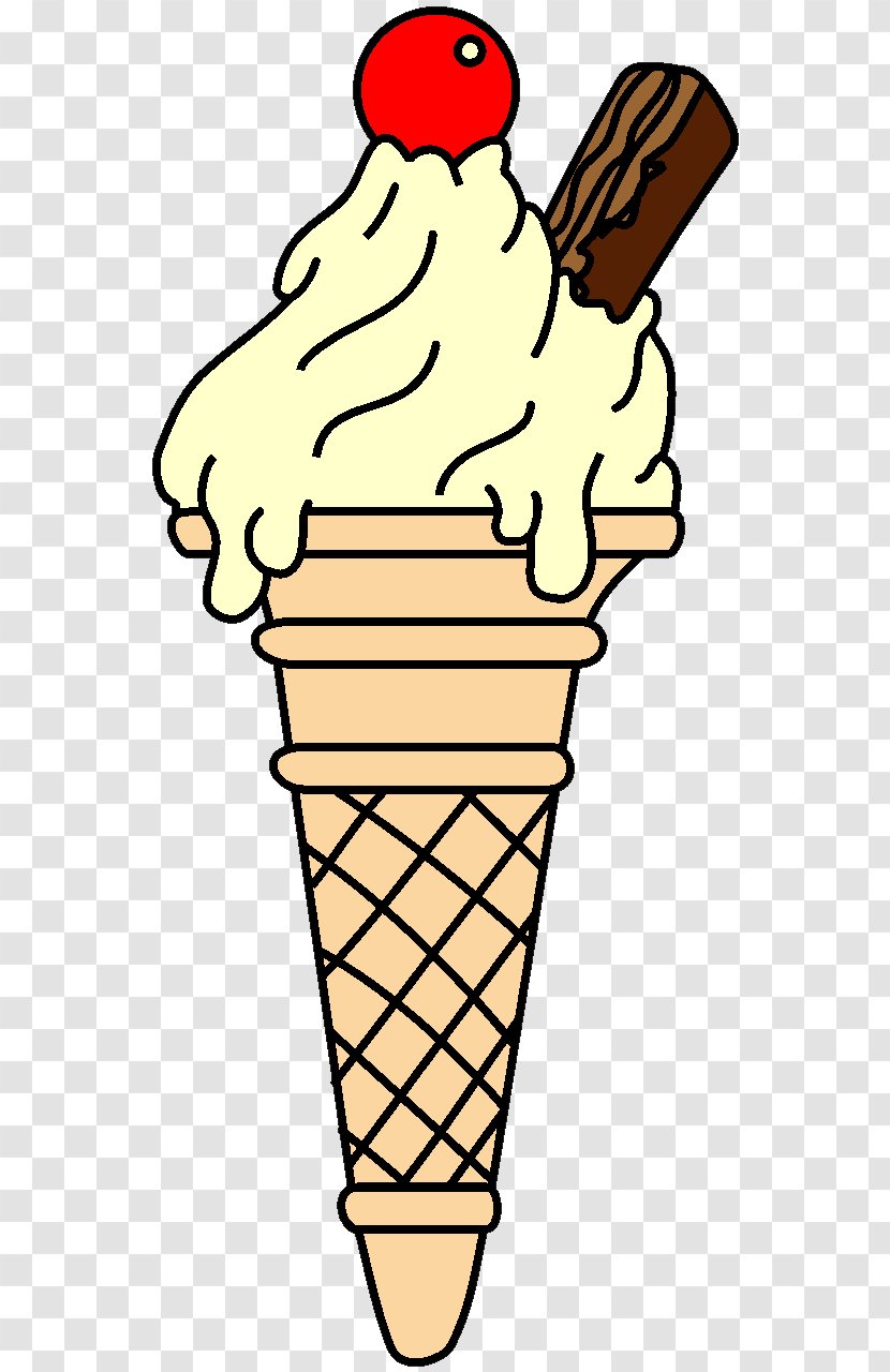 Ice Cream Cones Sundae Coloring Book Parlor - Page Transparent PNG