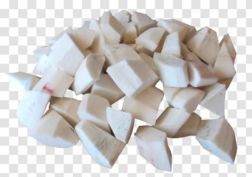 Cassava Tapioca Vegetable Food - Starch - Sliced Transparent PNG
