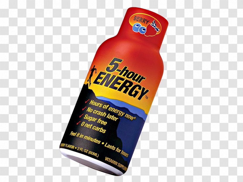 Battery Energy Drink 5-hour Shot Bottle Transparent PNG