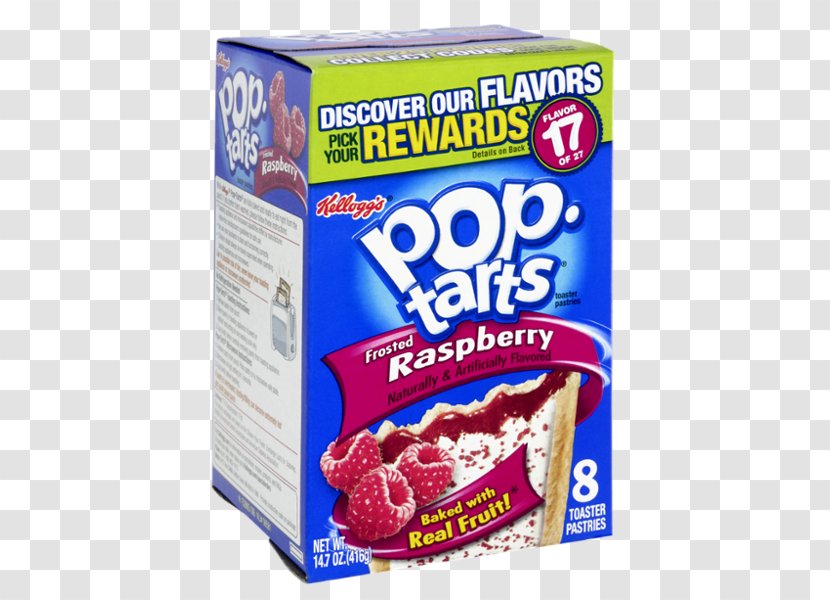 Frosting & Icing Toaster Pastry Kellogg's Pop-Tarts Frosted Chocolate Fudge Breakfast Raspberry Pastries - Chip Transparent PNG