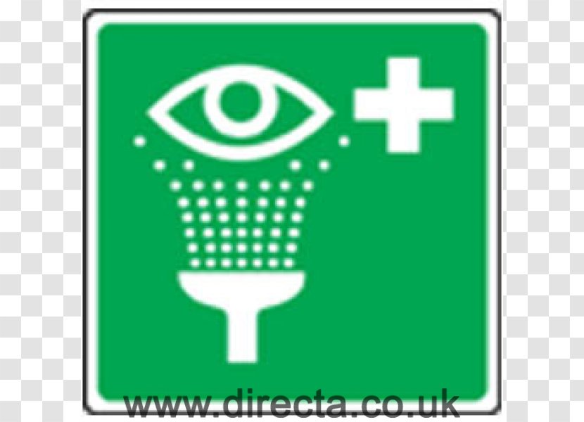 Eyewash Station Sign Stock Photography - Emergency - Eye Transparent PNG