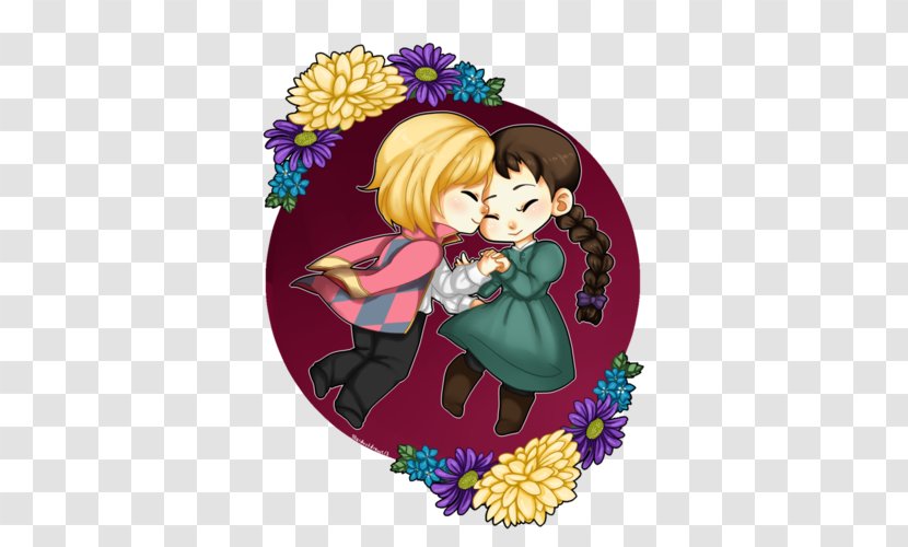 Wizard Howl Howl's Moving Castle Fan Art Drawing Floral Design - Fictional Character Transparent PNG