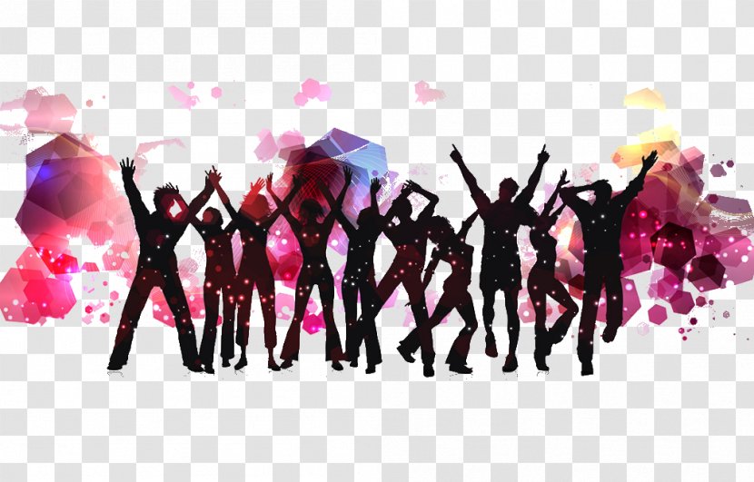 Dance Royalty-free Silhouette - Art - Silhouettes Of People Dancing Transparent PNG