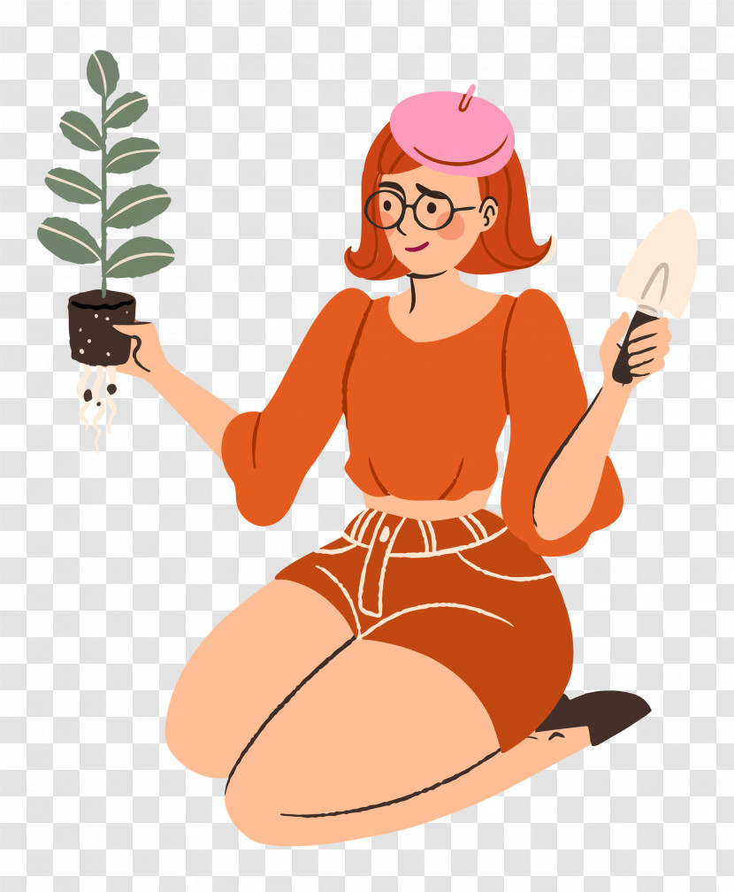 Planting Woman Garden Transparent PNG