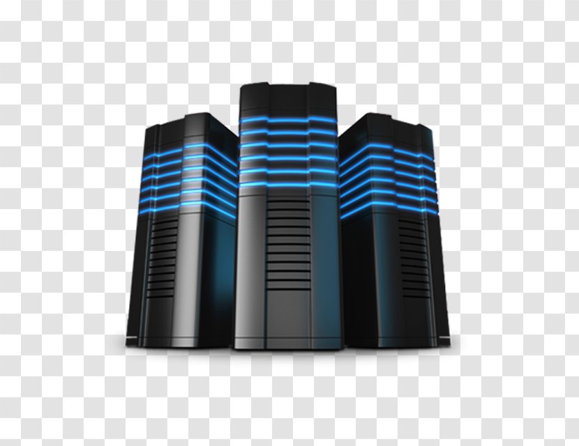 Web Hosting Service Blue - Computer Servers - Electric Electronic Device Transparent PNG