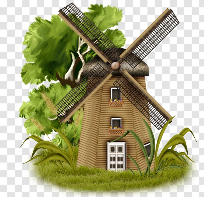 Clip Art Image Download Painting - House - Mabry Moulins Transparent PNG