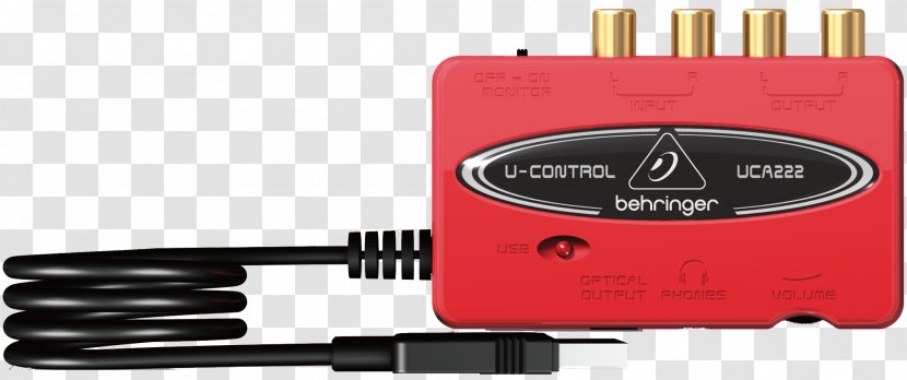 Behringer UCA202 Audio And Video Interfaces Connectors Sound Cards & Adapters - Uca202 - USB Transparent PNG