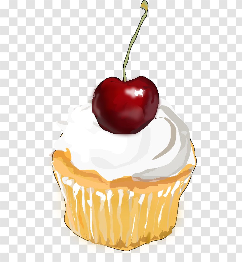 Cupcake Birthday Cake Icing Muffin Bakery - Fruit - Cup Pics Transparent PNG