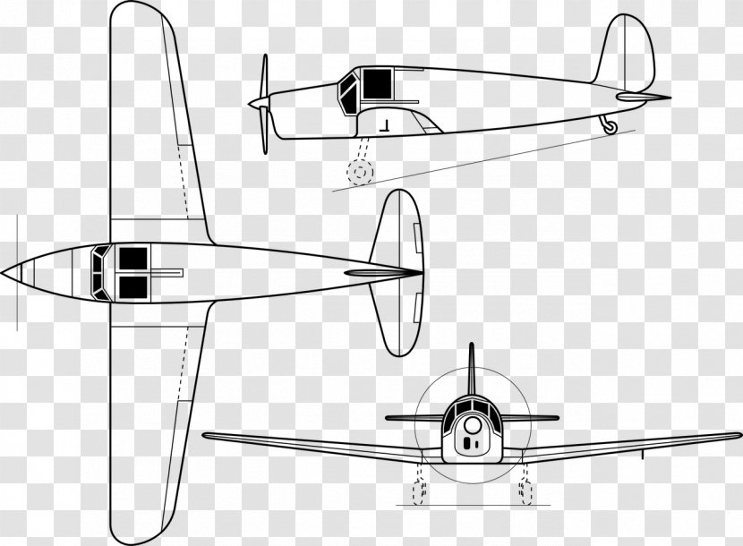 Arado Ar 79 Airplane Aircraft 234 Trainer - Artwork Transparent PNG