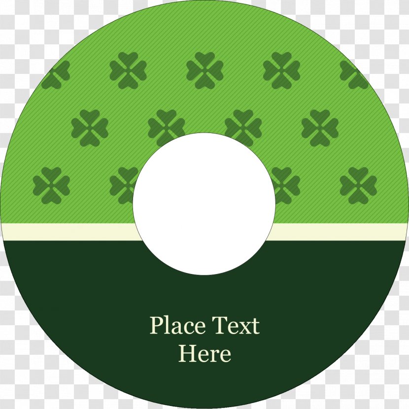 Symbol Brand Circle Pattern - Green - Four Leaf Clover Transparent PNG