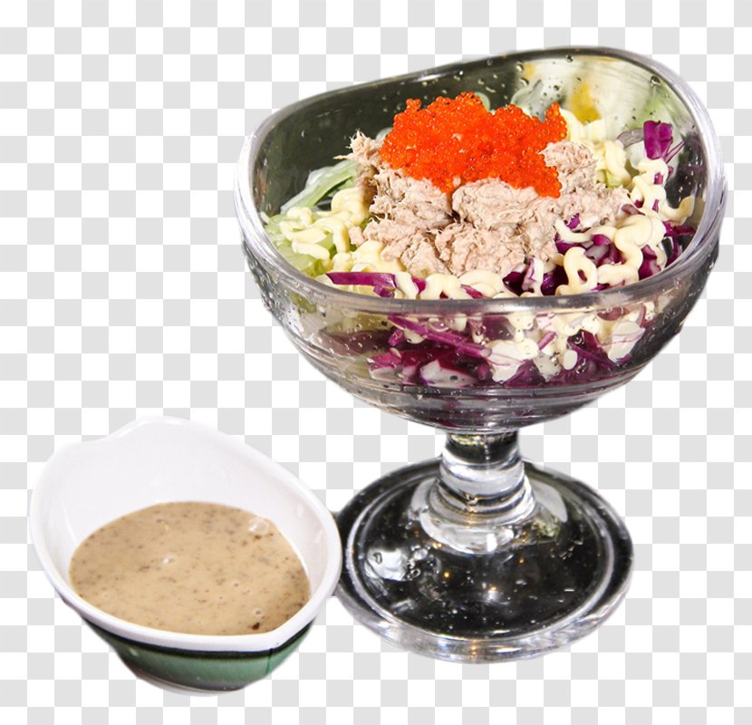 Sushi Tuna Salad Japanese Cuisine Sashimi - Cups Of Transparent PNG