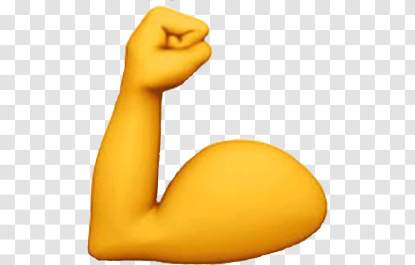 Emoji Domain Biceps Arm Muscle - Neck Transparent PNG