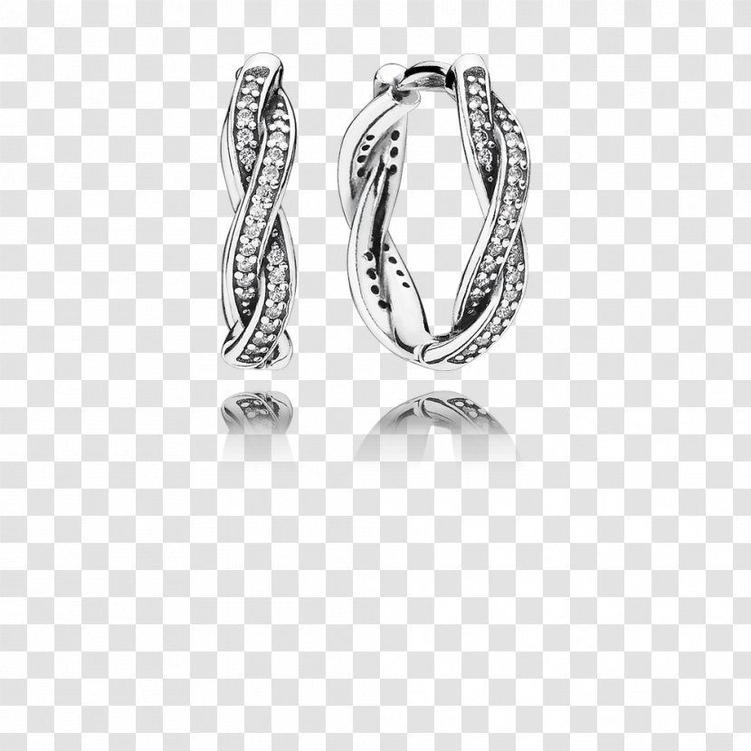 Earring Pandora Cubic Zirconia Jewellery Discounts And Allowances - Platinum Transparent PNG