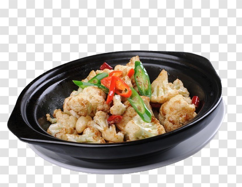 Chinese Cuisine Cauliflower Thai - Asian Food - Griddle Free Buckle Material Transparent PNG
