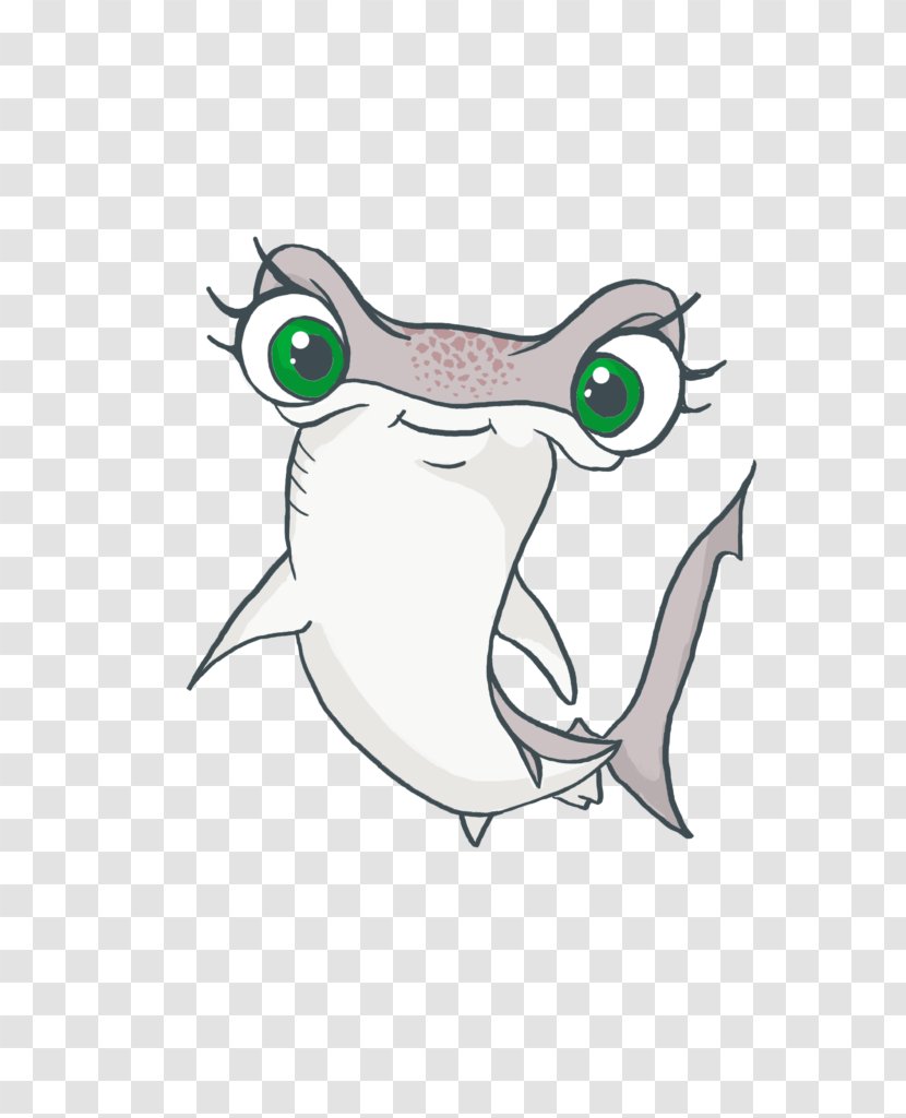 Hammerhead Shark Cartoon Drawing - Heart Transparent PNG