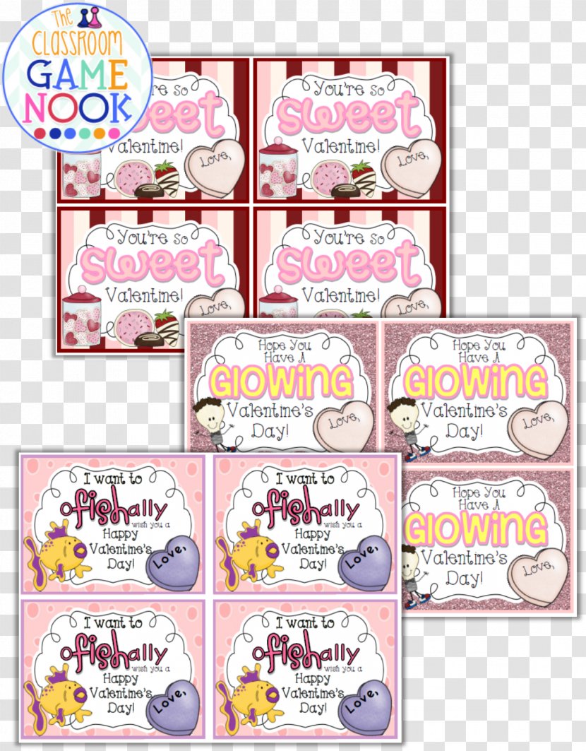 Line Party Font - Valentines Day Greetings Transparent PNG