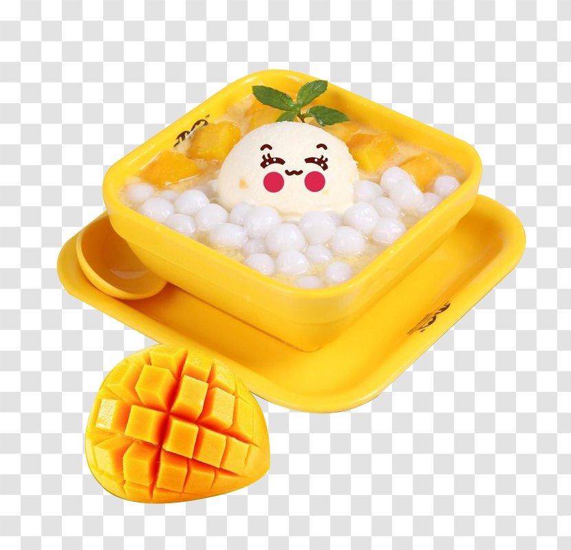 European Cuisine Dessert Bento - El Postre - Mango Do Small Dumpling Transparent PNG