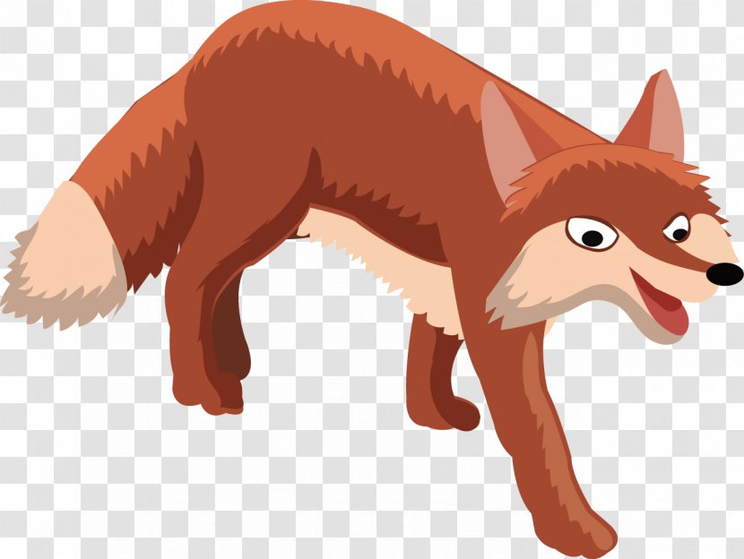 Silver Fox Rabbit Red - Tail - Cartoon Transparent PNG