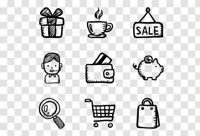 Shopping - Creative Back To School Elements Transparent PNG
