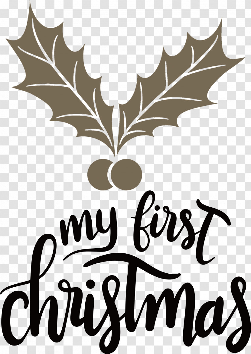 My First Christmas Transparent PNG