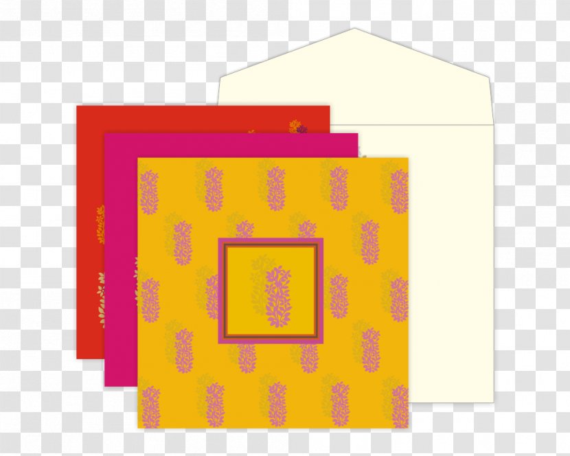 Wedding Invitation Hindu Paper Yellow - Amor Cards - Shaadi Transparent PNG